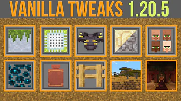 Minecraft 1.20.5 Vanilla Tweaks | Golden Savanna, Variated Villagers & More