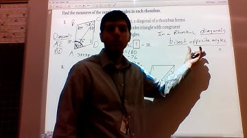 Properties of Rhombuses, Rectangles, and Squares