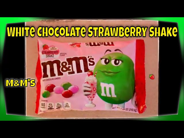 M&M's has a new white chocolate strawberry shake flavor
