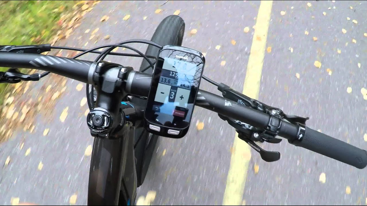 Specialized Connect IQ App on Turbo Levo Mountain Bike (while riding) -  YouTube