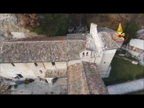 Preci on film: abbey heritage, hermitage and a mountain road