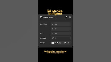 How  to Make 3D Stroke in Figma 🎨 | Figma Tutorial #Shorts#figmatutorial #figmadesign