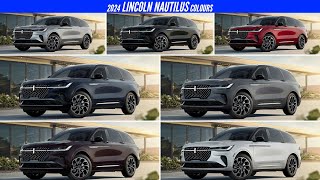 2024 Lincoln Nautilus Reserve  All Color Options  Images | AUTOBICS