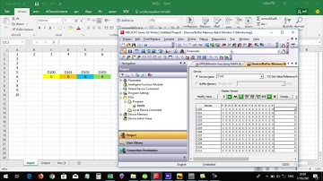 EP.8PLC Mitsubishi Link Program Microsoft Excel