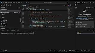 in memory python console app