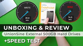 Unboxing & Review: UnionSine External 500GB Hard Drive