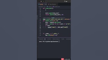 Build a CRUD API with Flask in 5 Minutes Quick Python Backend Tutorial p5 #programming  #pyhton