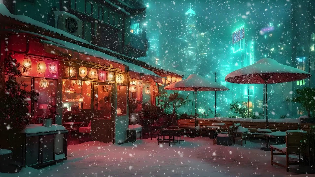 Ramen & 432Hz ❄️🍜 | Tokyo Snow Lo-Fi Relax (48 chars)