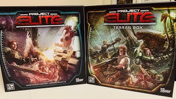 Project Elite Base Game and Terran Box Unboxing
