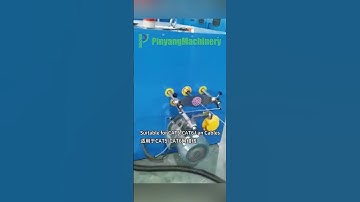 PY-Vertical double-bobbin back twisting machine+pair twisting machine #Pinyang #PLC #Highquality