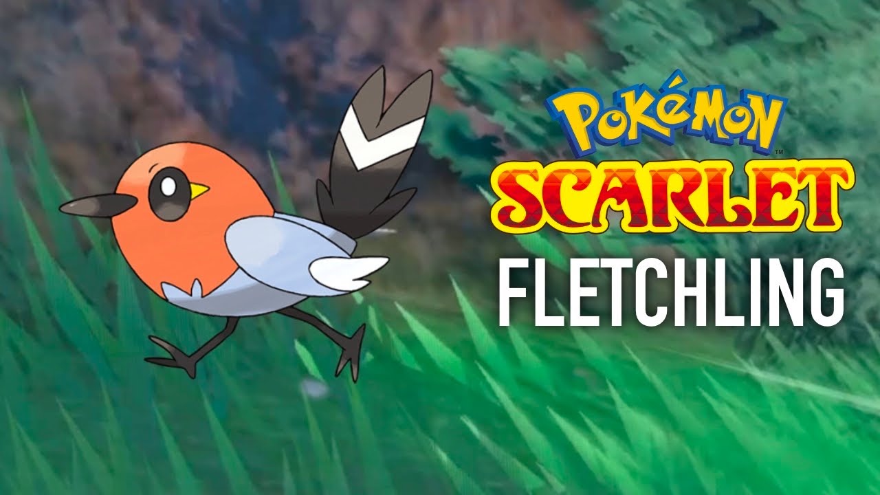 Pokemon Scarlet - Catching Fletchling - Filling The Pokedex