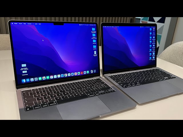 MacBook Air M2 - Space Gray & M1 - YouTube
