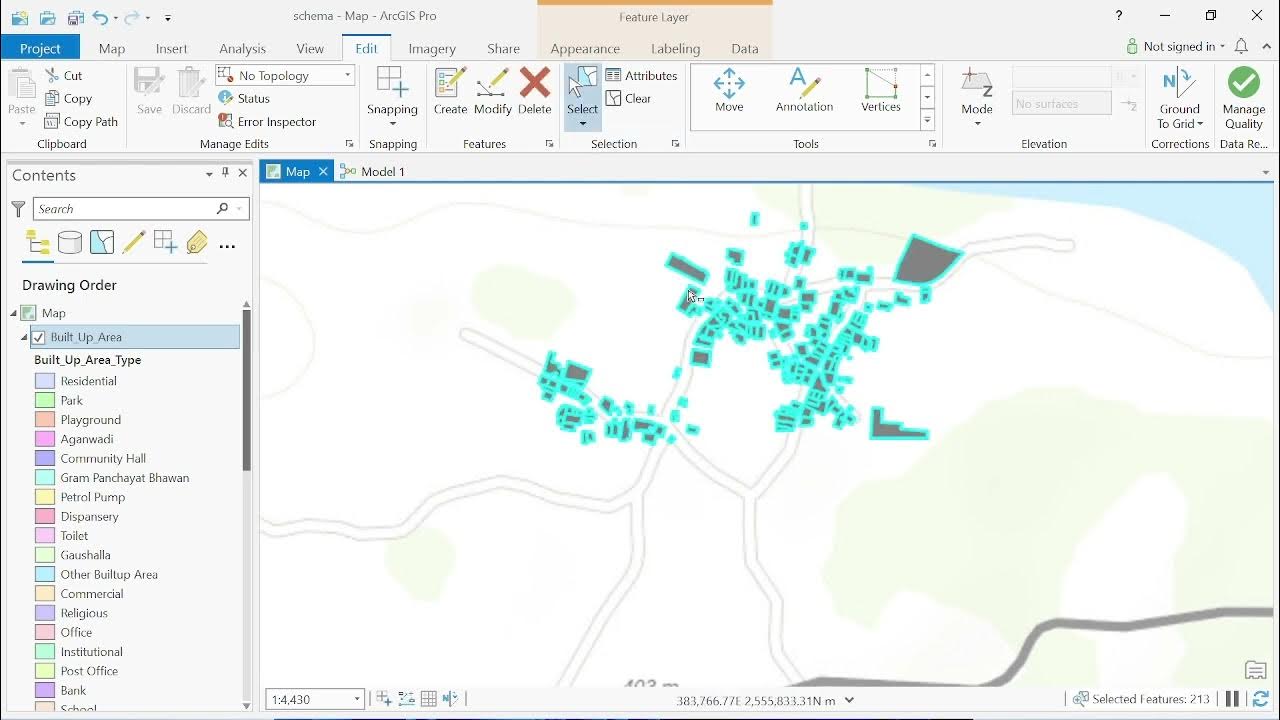 Arcpro esri model builder to change schema of input gdb to output
