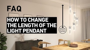 Artika FAQ: How to change the length of a pendant light