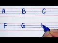 How to write A to Z |Neat and Clean handwriting |practice tips and improvement 