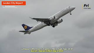 Saying Goodbye: Lufthansa's Final Flight from London City Airport