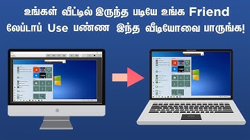 How To Use Windows 10 Quick Assist For Remote Support - Tamil!