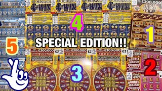 Scratchcards From The National Lottery  543 2 1 Special Edition
