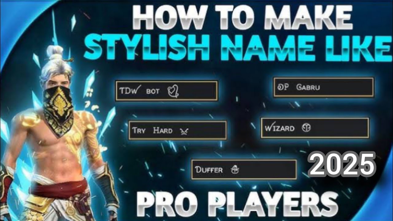free fire nickname stylish free fire new nickname stylish 2025 YouTube