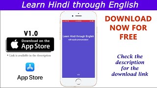 Learn Hindi through English - Free iOS App - Learn Hindi iPhone App! screenshot 4