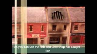 Burning shops OO Gauge 2.wmv