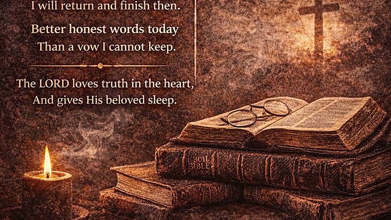 Better Honest Words Today Than a Vow I Cannot Keep