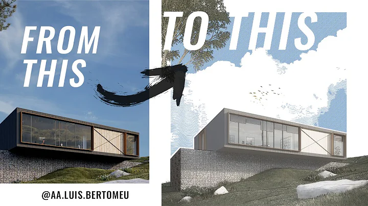 MAKE A BEAUTIFUL  ARCHITECTURE ILLUSTRATION - SketchUP & Lumion