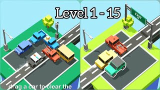 Traffic Jam - Unblock Car To Drive - (Level 1 - 15) Gameplay #1 screenshot 3