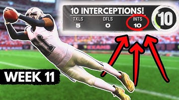 BAITING THE QB FOR 10 INTERCEPTIONS! Madden Superstar Mode