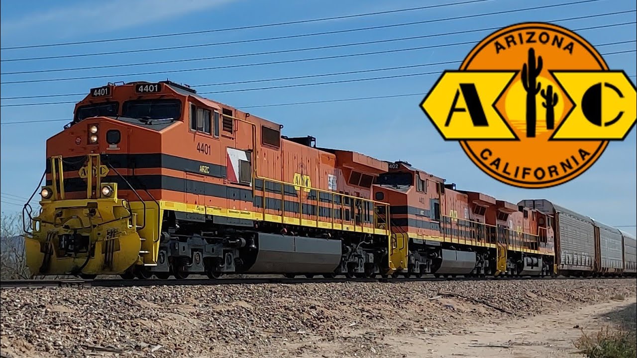 ARZC 4401 Stops at Rose acre Chicken farm so the conductor can grab ...
