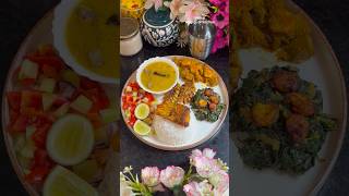 Simple Lunchthali/দুপুরের খাবার থালা #viral #shortvideo #trending #shorts #lunch #lunchthali #ideas