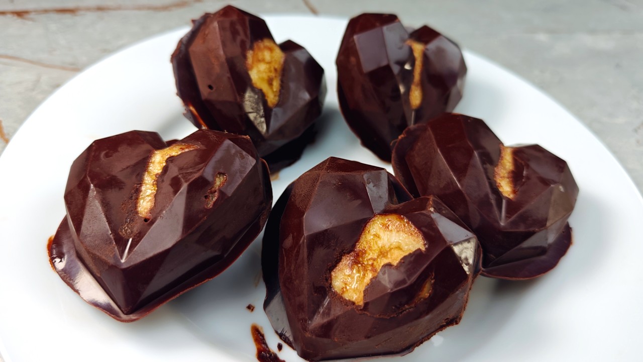 Только шоколад и банан! Необычный десерт за 5 минут!