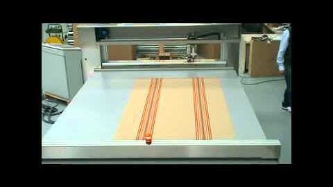 Cutting machine for Awnings (Matic M2).avi