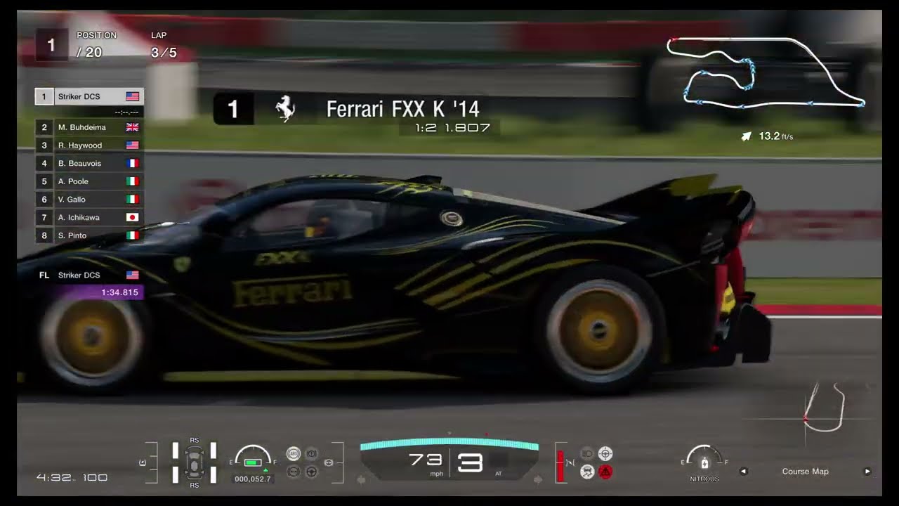 GT7 - VERY NICE CAR - Ferrari FXX K '14 - European Clubman Cup 600 - Deep Forest Raceway Reverse