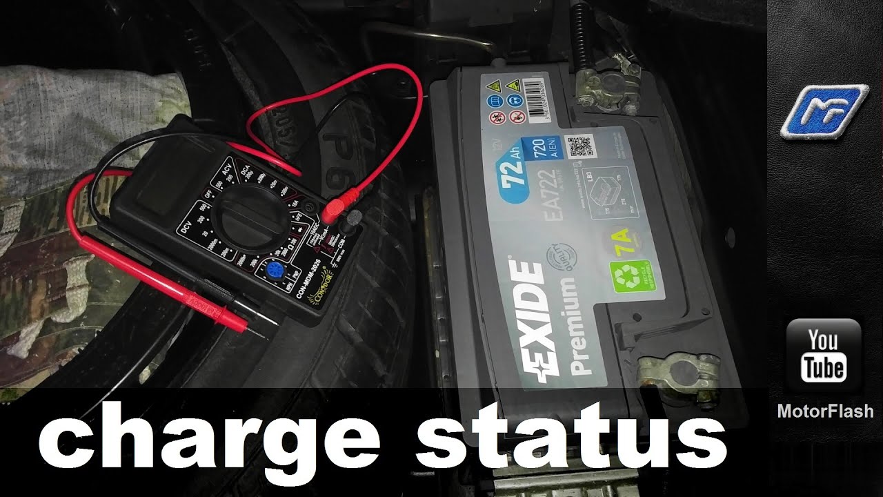 How to find out Battery charge Status / Jak zjistit Stav Nabití Baterie