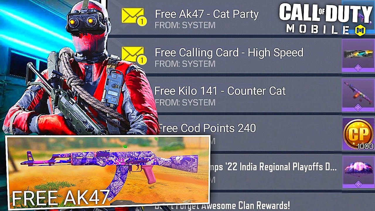 *NEW* Free Ak47 + 10CP Bundle + Earn CP & 2 Legendary Guns Lucky Draw! Cod Mobile.