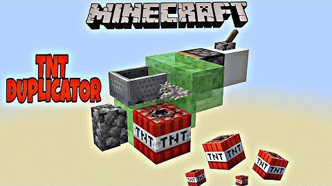 How To Make a TNT Duper in Minecraft (1.18.1) || How To make TNT mining machine in Minecraft