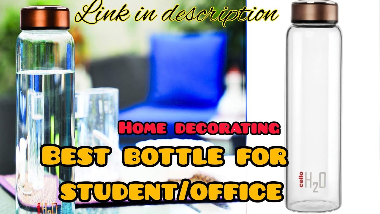 unboxing cello glass bottle || A bottle that give good look ||For studet or office worker 