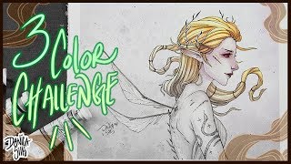 3 Color Challenge • Watercolor Edition • Raisa The Three Color Challenge Watercolor For Beginners