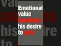 Emotional value awakens his #datingadvice #levelup #hypergamy # highvalueman #relationshipstrategy