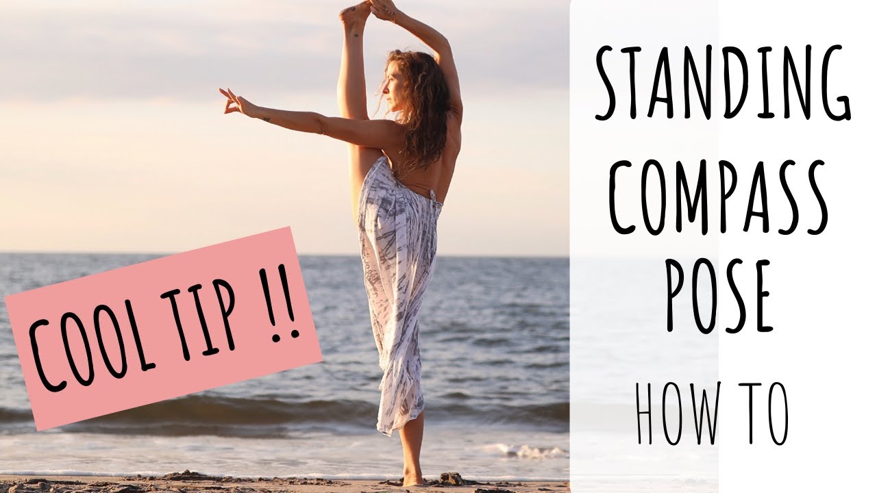 Standing Compass Pose Or Sundial Pose Step By Step Tutorial And Tips Parivrtta Surya Yantrasana Youtube