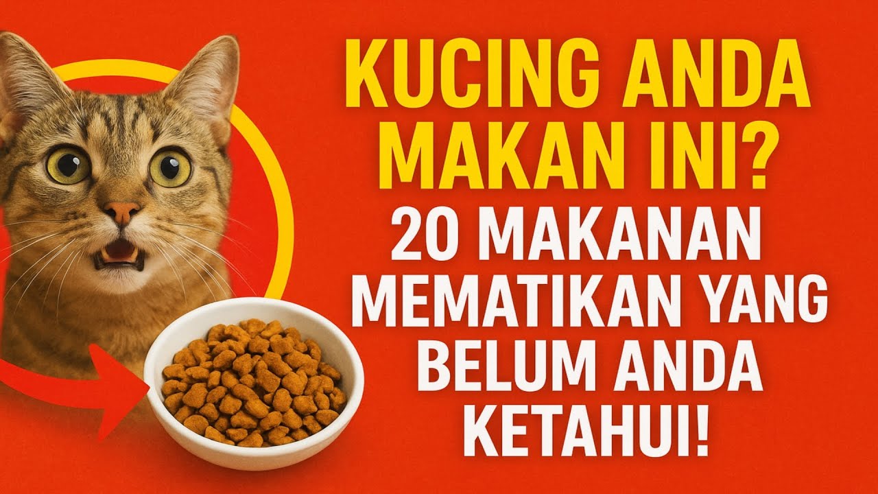 Kucing Anda Makan Ini? 😱 20 Makanan Mematikan yang Belum Anda Ketahui!