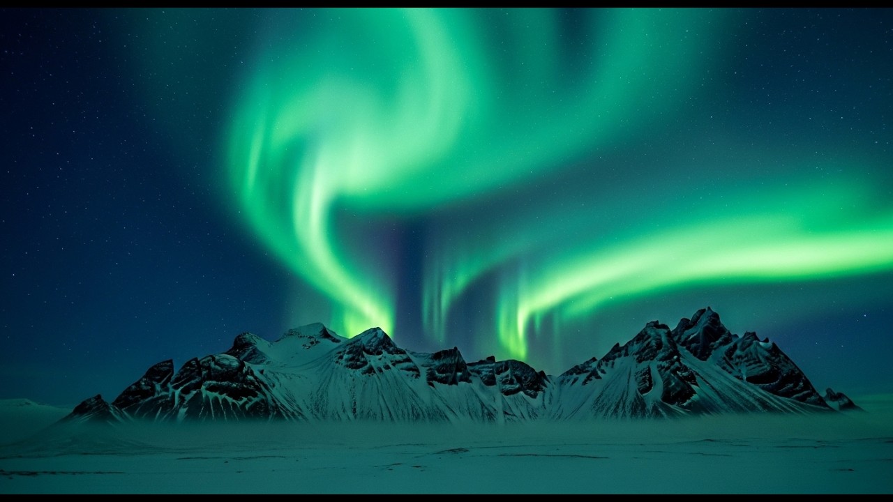 Fall Asleep Fast Under the Northern Lights | Aurora Deep Sleep Music