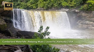 Cumberland Waterfall Kentucky | 30 min Relaxing Music | 4K | Canon R5 screenshot 4