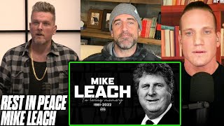 Pat McAfee, Aaron Rodgers, \& AJ Hawk React To Passing Of Legendary Coach Mike Leach