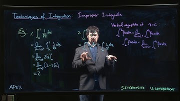 Techniques of Integration - Improper Integrals: 04. Vertical Asymtotes