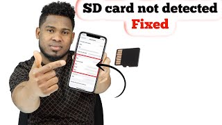 How to fix Memory sd card not detected by the Phone  without PC