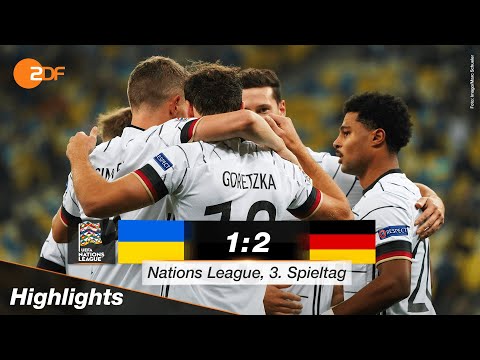 DFB-Team holt ersten Sieg | Ukraine - Deutschland 1:2 | UEFA Nations League - ZDF