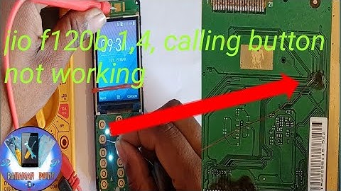Jio phone F120b 1,4,call batton and left key not working problem solution ##Rahaman point##