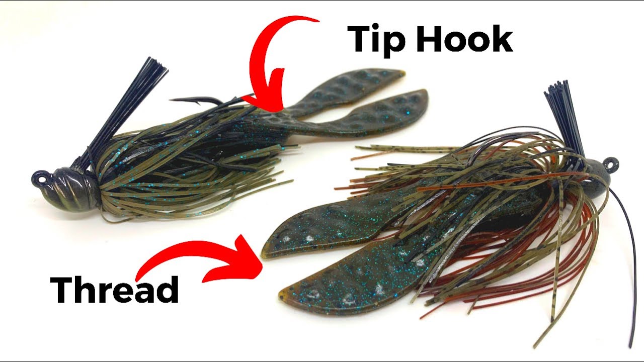 Do You Thread Chunk Trailers Onto Your Jigs or Hook Them With Just The Tip?  